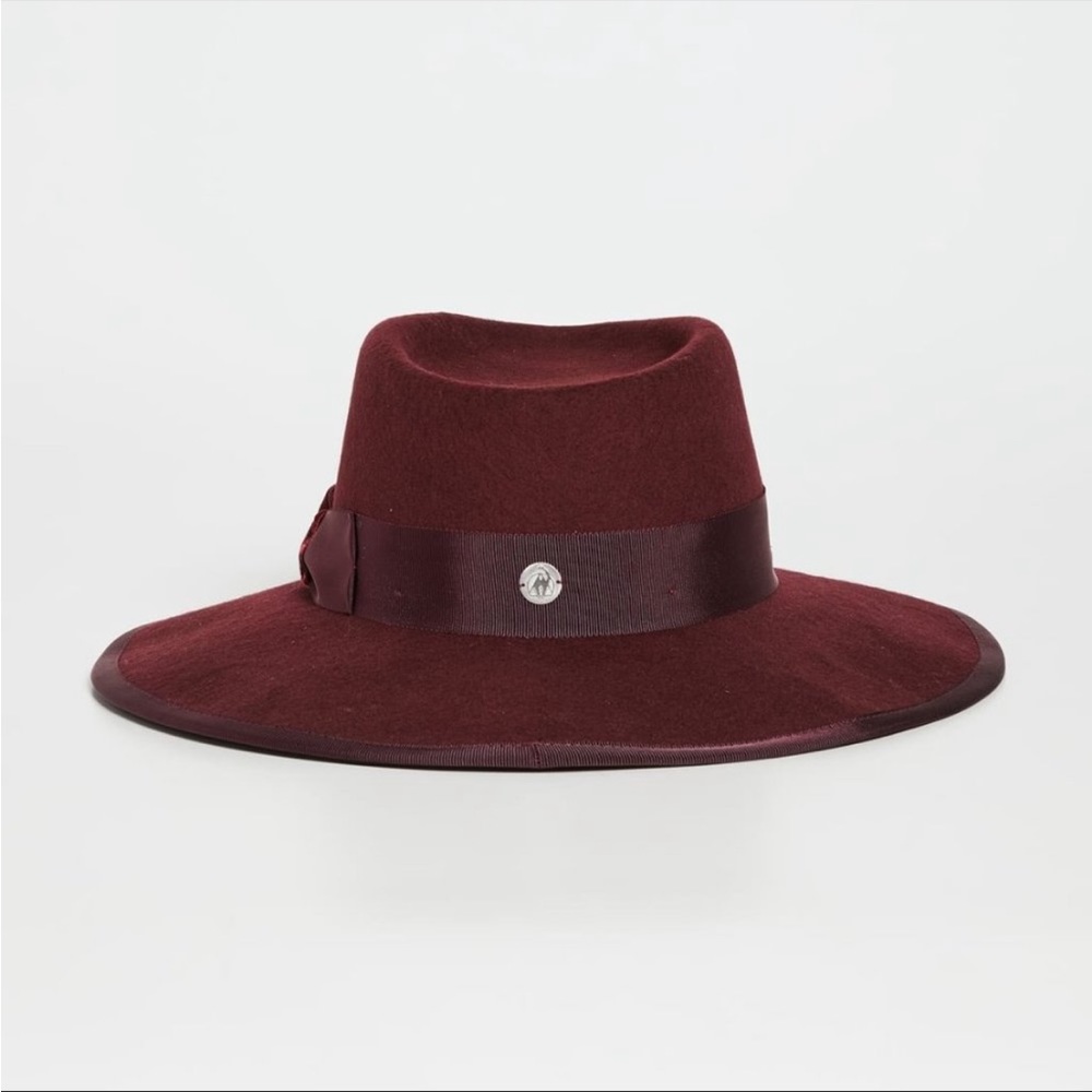 NEW NWT Veronica Beard Freya Freya Merlot Hat M - Picture 3 of 8
